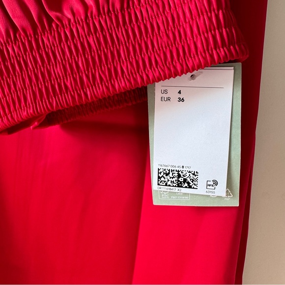 NWT H&M High Waist Satin Pants - Picture 6 of 6